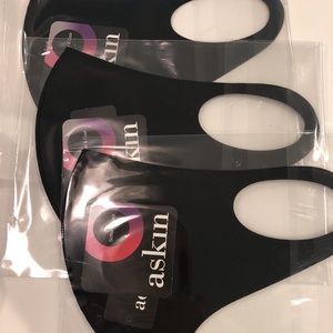 Black Washable Reusable Unisex Adult MASK